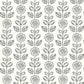 Sample 2904-13511 Fresh Start Kitchen and Bath, Dolly Dark Brown Folk Floral Wallpaper by Brewster