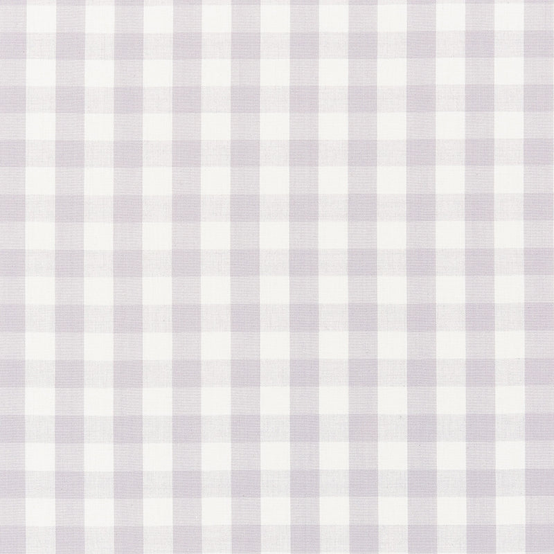 Purchase sample of 63067 Elton Cotton Check, Lilac by Schumacher Fabric