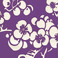 Sample 3015-13AWP Hawthorne Reverse, Purple on Almost White by Quadrille Wallpaper