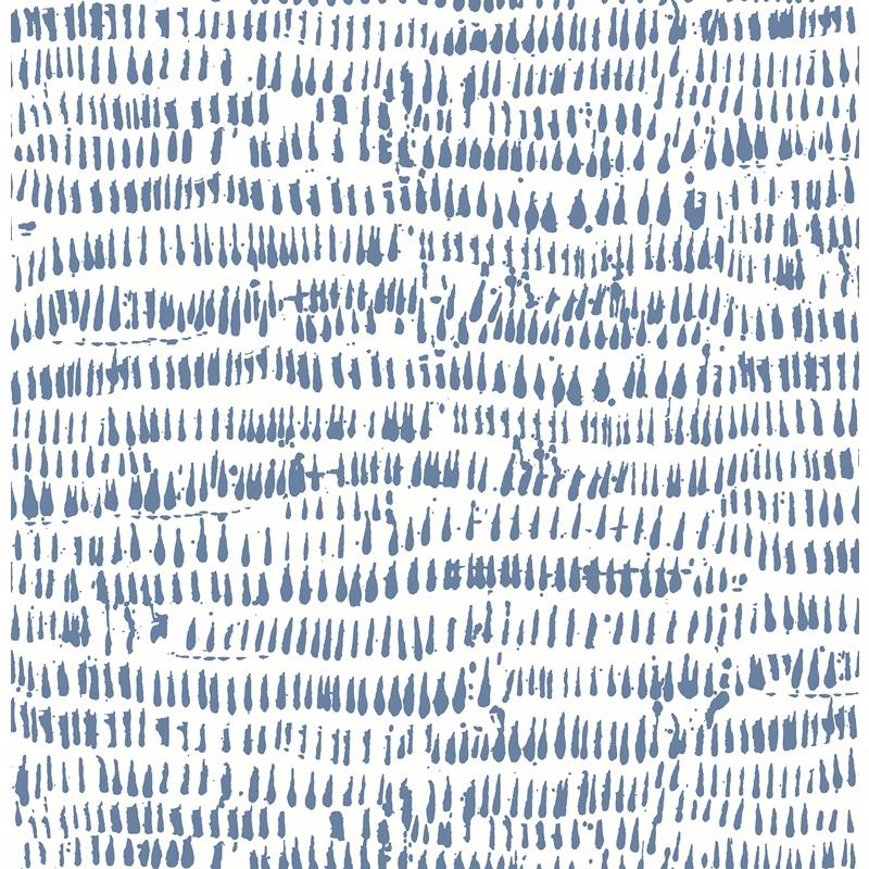 Sample 2904-24357 Fresh Start Kitchen and Bath, Runes Blueberry Brushstrokes Wallpaper by Brewster