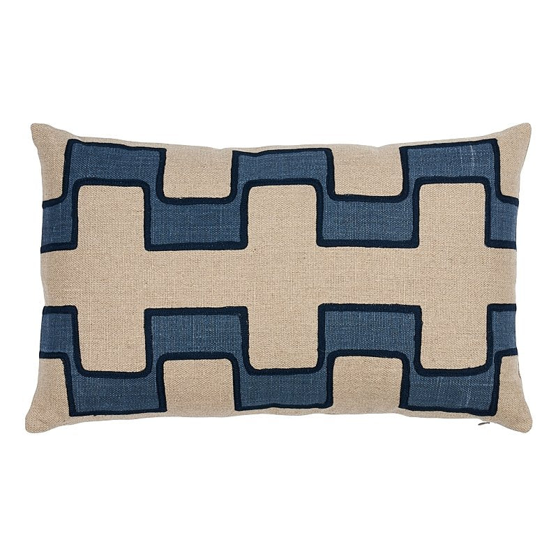 So7984005 Coquina 20&quot; Pillow Blue By Schumacher Furniture and Accessories 1,So7984005 Coquina 20&quot; Pillow Blue By Schumacher Furniture and Accessories 2,So7984005 Coquina 20&quot; Pillow Blue By Schumacher Furniture and Accessories 3