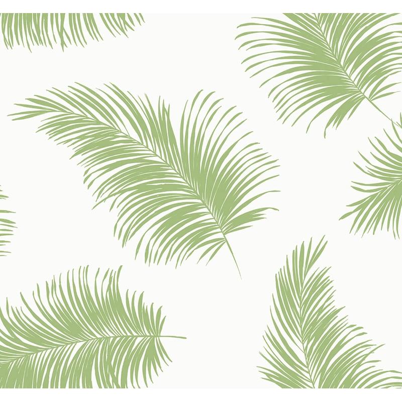 View LN20304 Luxe Haven Tossed Palm Summer Fern by Lillian August Wallpaper