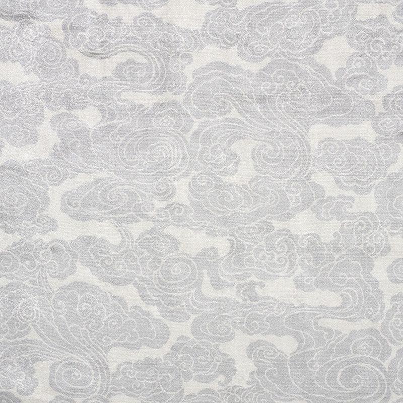 Purchase sample of 74062 Sozan Velvet, Platinum by Schumacher Fabric