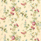 Shop 5004361 Chickadee Floral Vanilla Schumacher Wallpaper