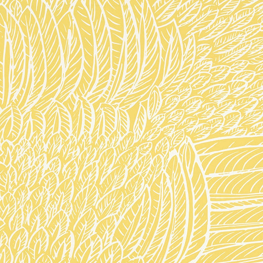 Order 5007562 Featherfest Citron Schumacher Wallpaper