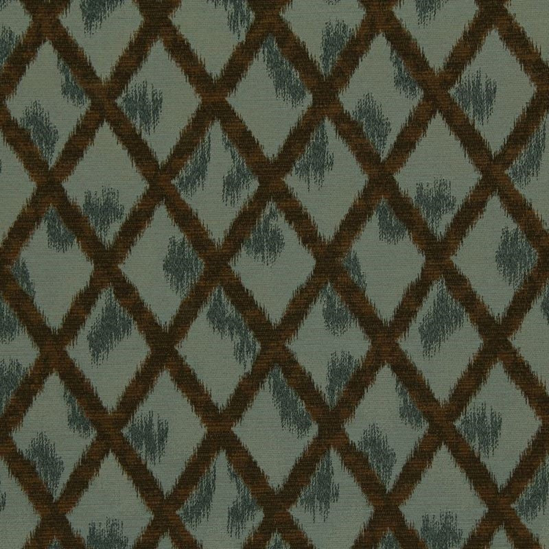 Sample Ikat Cross Chambray Robert Allen Fabric.