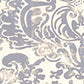 Sample 2330-23WP San Marco, Dove on Off White by Quadrille Wallpaper