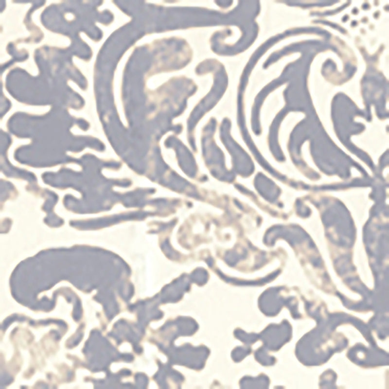 Sample 2330-23WP San Marco, Dove on Off White by Quadrille Wallpaper
