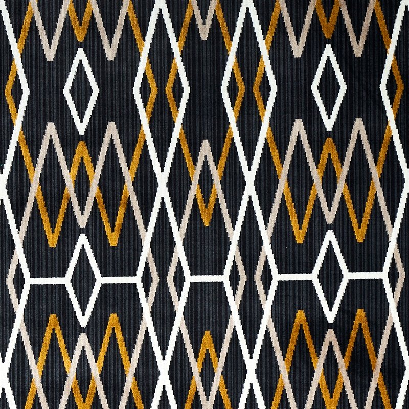 Purchase sample of 79530 Kyoto Trellis, Soot by Schumacher Fabric