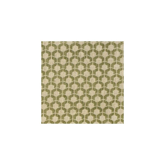 Save F3288 Pistachio Green Geometric Greenhouse Fabric