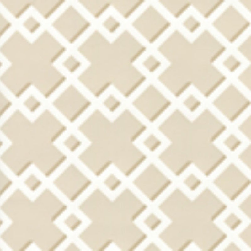 Buy 302791WW Todd Beige On White by Quadrille Wallpaper