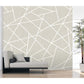 Search ASTM3915 Katie Hunt Modern Lines White on Dove Grey Wall Mural by Katie Hunt x A-Street Prints Wallpaper