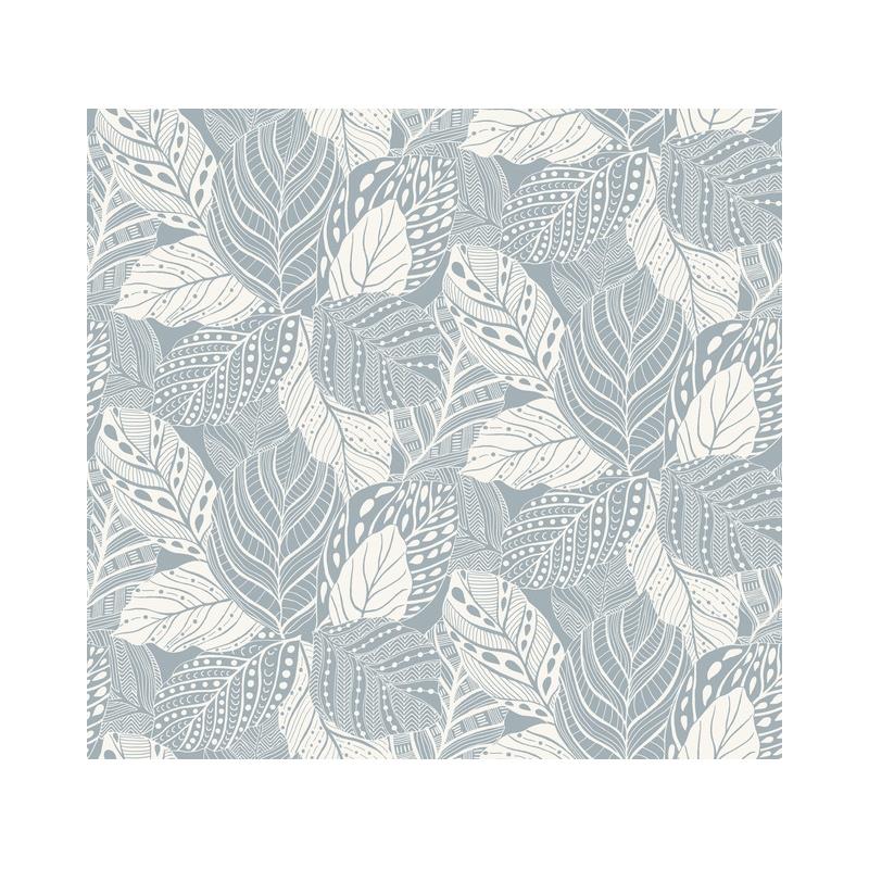 Sample GO8225 Vinca Smokey Blue, Greenhouse by York Wallpaper