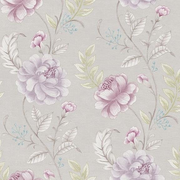 Select 2669-21760 Empress Summer Palace Amethyst Floral Trail Beacon House Wallpaper