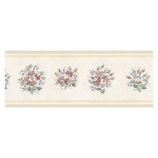 Looking PR79661 Floral Prints 2 Green Small Floral Wallpaper by Norwall Wallpaper