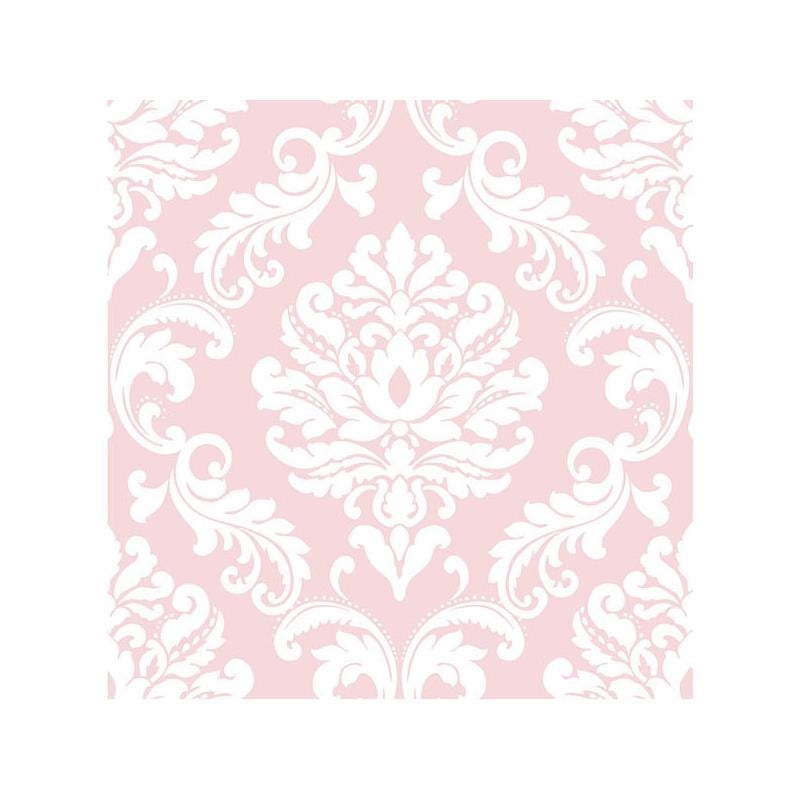 Sample NU1397 Pink Ariel Peel And Stick Wallpaper by NuWallpaper