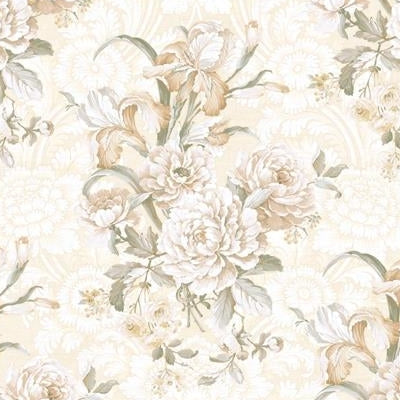 Buy WC51605 Willow Creek Browns Floral by Seabrook Wallpaper