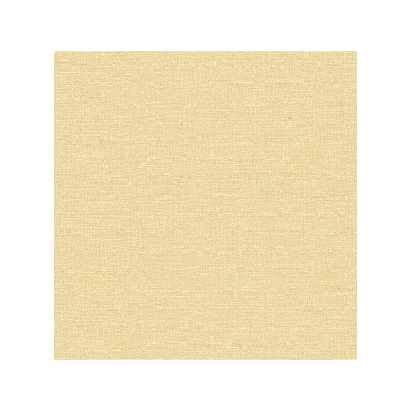 Sample M1698 Archive Collection, Glen Mustard Linen Wallpaper by Brewster