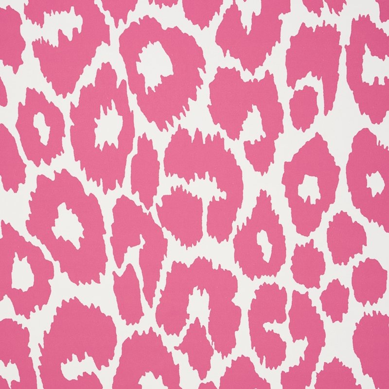 Looking for 5007016 Iconic Leopard Pink Schumacher Wallcovering Wallpaper
