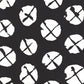 Sample 6655WP-10 Obi Ii Reverse, Black on Almost White by Quadrille Wallpaper