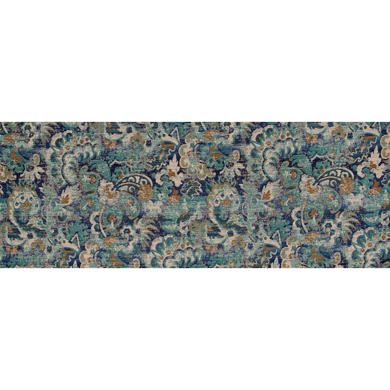 520216 | Inca Damask | Aqua - Robert Allen Fabric
