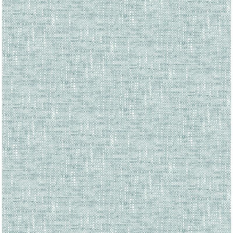 Sample NU2919 Aqua Poplin Texture, Graphics Peel and Stick Wallpaper