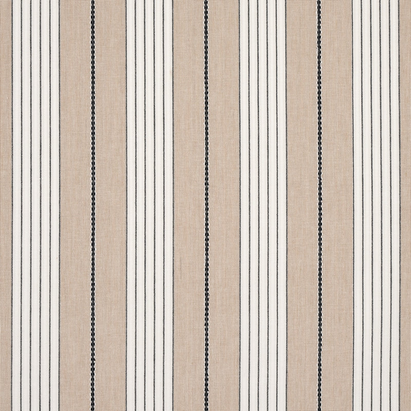 Order 71375 Audrey Stripe Natural by Schumacher Fabric