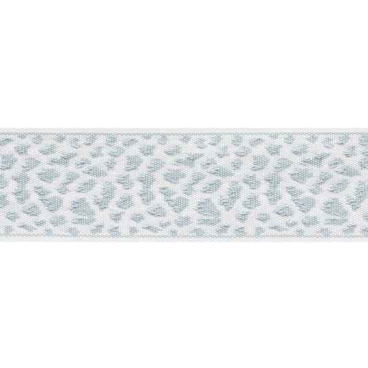 75851 | Leopard Tape, Sky - Schumacher Fabric