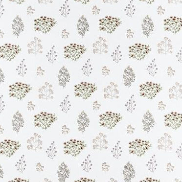 View F1431/01 Floris Blush/Damson Botanical by Clarke And Clarke Fabric