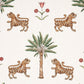 Search 179932 Tiger Palm Crimson Schumacher Fabric