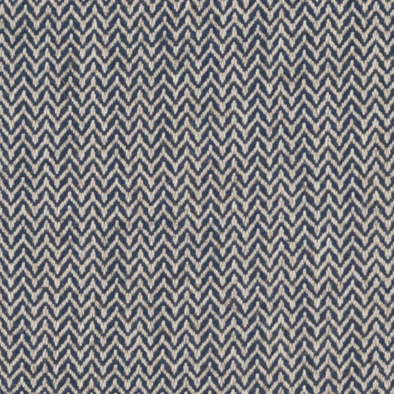 246512 | Flax Chevron, Navy - Beacon Hill Fabric