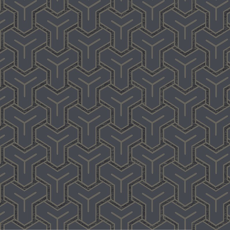 Shop 4041-26201 Passport Gautier Blue Tessellate Wallpaper Blue by Advantage