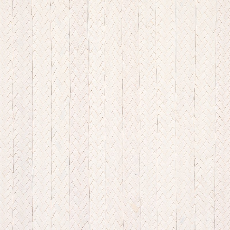 Acquire 5010191 Braided Buri Ivory Schumacher Wallcovering Wallpaper