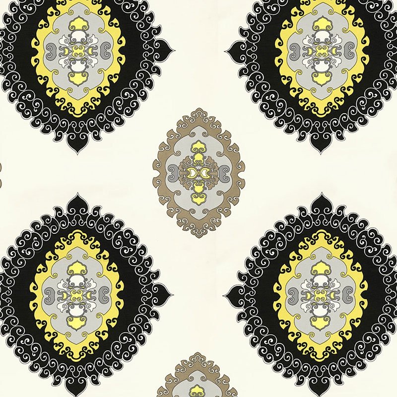 Purchase sample of 174322 Super Paradise Print, Driftwood by Schumacher Fabric