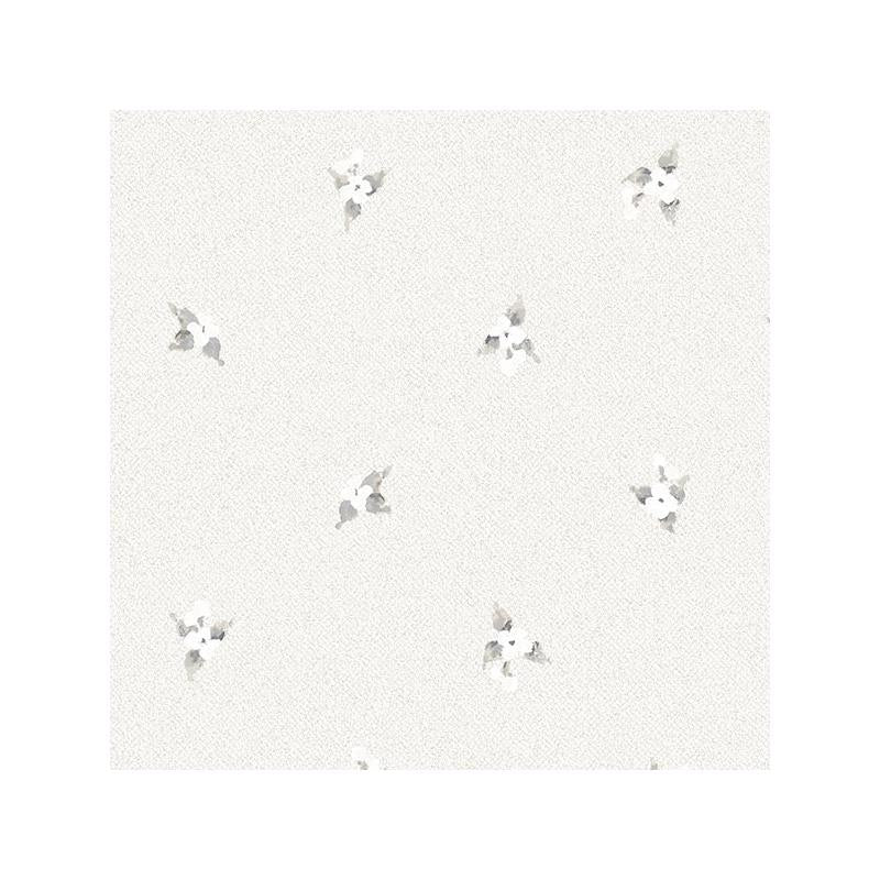 Sample AF37747 Flourish Abby Rose 4, Grey Laurel Spot Wallpaper in shades of Grey by Norwall