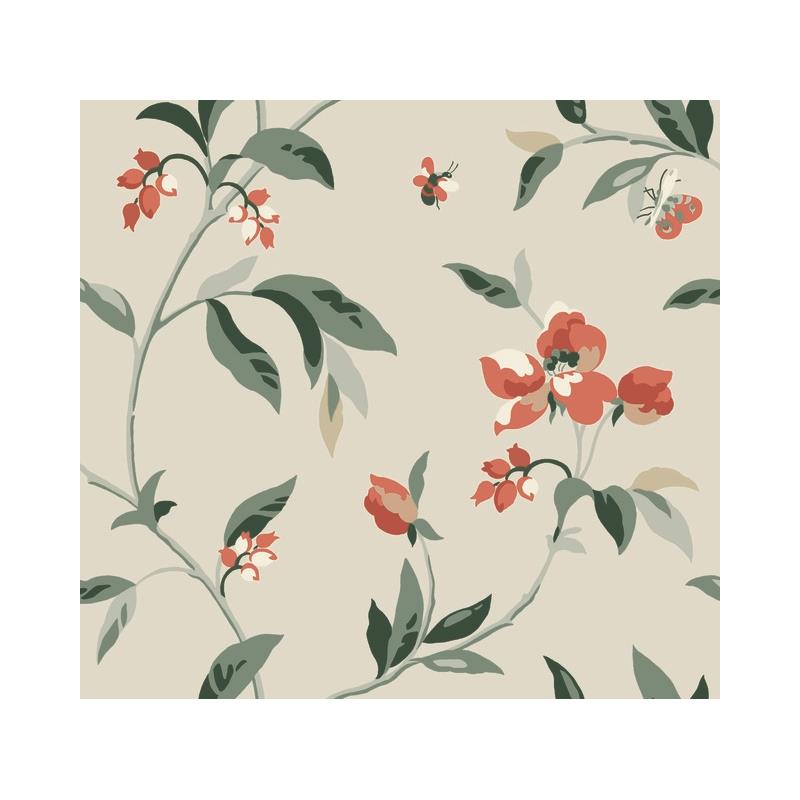 Sample GO8284 Springtime Sand/Clay, Greenhouse by York Wallpaper
