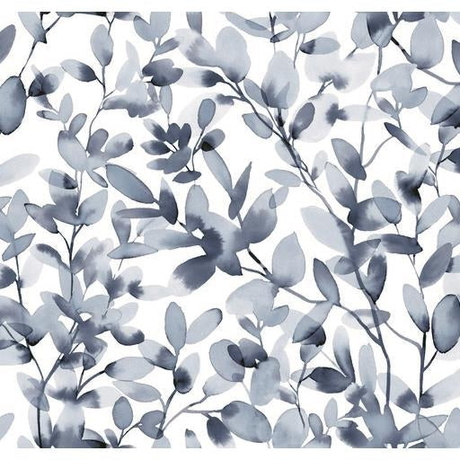 Purchase PSW1085RL Watercolors Botanical Blue Peel and Stick Wallpaper