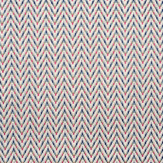 View F2340 Blossom Pink Chevron Greenhouse Fabric