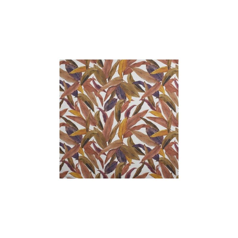 View S3978 Fig Orange Botanical Greenhouse Fabric