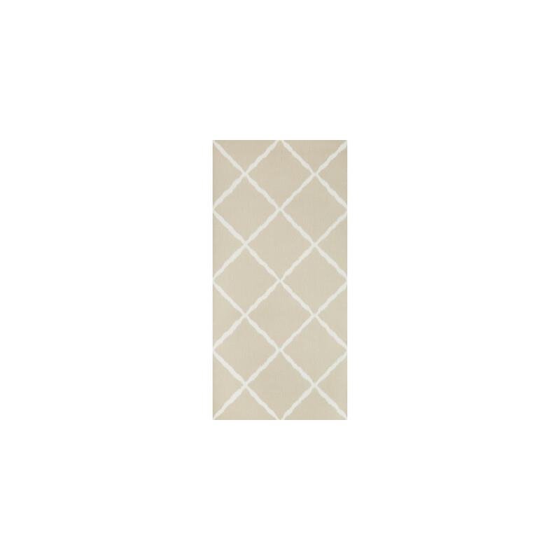 W3504-16 | Ikatrellis Beige Diamond - Kravet Design Wallpaper - W3504.16.0
