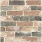 Sample 2922-22320 Trilogy, Rustin Red Reclaimed Bricks by A-Street Prints Wallpaper