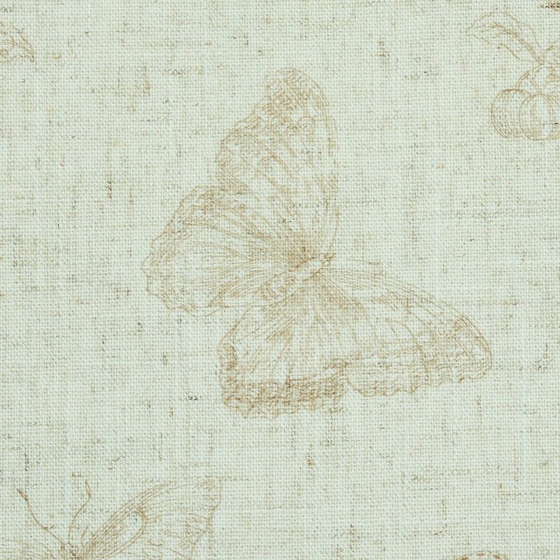 Search 5011832 Baudin Butterfly Linen Natural Schumacher Wallcovering Wallpaper