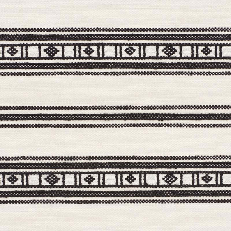 Purchase sample of 74481 Buena Vista, Black by Schumacher Fabric