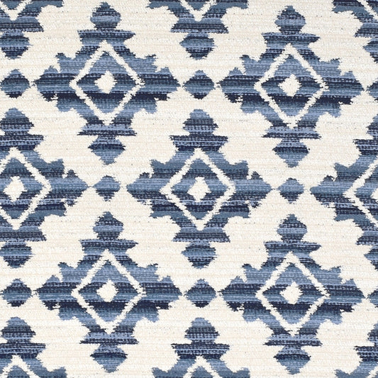 Looking S4612 Azure Diamond Blue Greenhouse Fabric