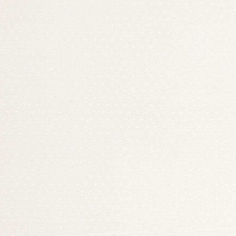 Purchase sample of 66270 Pin Dot Madras, Ivory by Schumacher Fabric