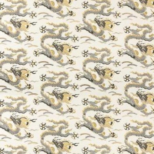 Select ZEN DRAGON.421.0 Zen Dragon White Modern Chinoiserie Kravet Couture Fabric