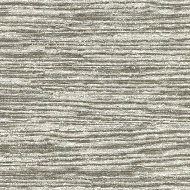 Sample 2758-8004 Textures and Weaves, Aspero Light Grey Faux Grasscloth Wallpaper by Warner