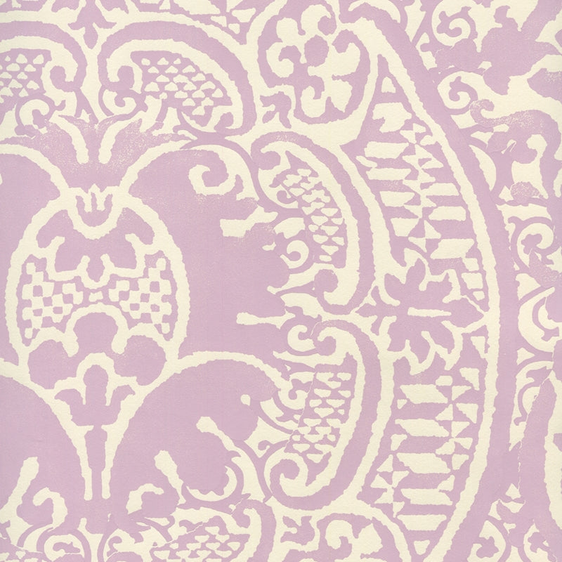 View 352000W-25OWP Veneto Soft Lavender On Off White by Quadrille Wallpaper