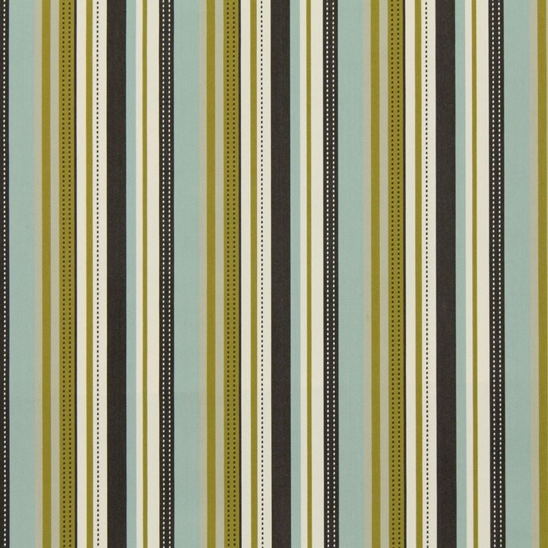 Sample Retro Stripe Kiwi Robert Allen Fabric.