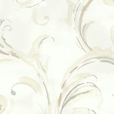 Acquire CB21908 Belle View Neutrals Floral by Carl Robinson Wallpaper